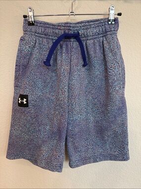 Under Armour Blue-Purple Geometric Performance Shorts